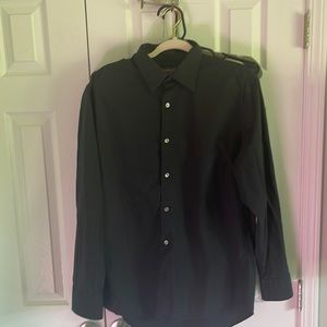 Banana Republic classic men’s large long sleeve button down in black